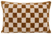 Poduszka tuftowana w kratkę 38 x 58 cm