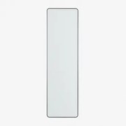 Prostokątne Lustro Ścienne Z Aluminium 35x120 Cm Sadint Czarna - Sklum