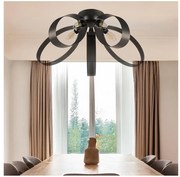 ONLI - Plafon SERENA 5xE14/6W/230V czarny