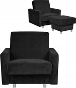 Fotel rozkładany z podnóżkiem Alicja szkoła