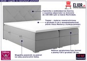 Podwójne łóżko boxspring 160x200 D9-M60
