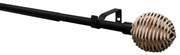 Rozciągalny zestaw 16/19 mm Theta czarny matowy,120–210 cm