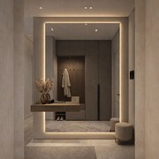 Lustro prostokątne bez podświetlenia TAVA Classic XXL LED | Różne rozmiary | Różne kolory : Kolor tafli szkła - Srebrny, Rozmiar - 120 x 175 cm