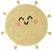Dywan dziecięcy YOU'RE MY SUNSHINE 100x100 żółty LORENA CANALS