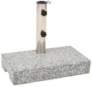 Prostokątna granitowa podstawa pod parasol D5-T34