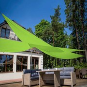 Żagiel cieniujący 3,6 x 3,6 x 3,6 m UV50+PA limonka PATIO