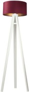 Lampa stojąca HOME 40 bordowa/złota/biała BPS KONCEPT