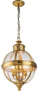 Feiss FE-ADAMS-3P-BB - Żyrandol na łańcuchu ADAMS 3xE14/60W/230V złoty