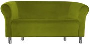 Sofa Milo BL75 zielona oliwka nogi chrom