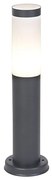 Zewnetrzna Antracytowa lampa słupkowa 45 cm IP44 - Rox Nowoczesny Oswietlenie zewnetrzne