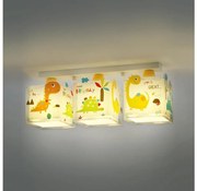 Dalber D-73453 - Plafon dziecięcy DINOS 3xE27/60W/230V