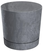 Donica ogrodowa Tubo P Beton Effect 17,8 cm marengo PROSPERPLAST