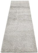 Jasnoszary chodnik dywanowy shaggy A5-D80