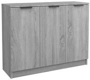 Komoda do salonu z półkami szary dąb sonoma Z9-N51