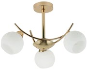 Złota nowoczesna lampa wisząca - D248 G9-A94