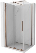 Mexen Velar kabina prysznicowa rozsuwana 130 x 90 cm, transparent, różowe złoto - 871-130-090-01-60