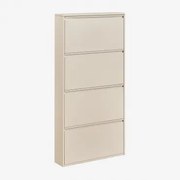 Stojak Na Buty Logan Steel Kremowa Tapioca & 4 Drzwi - Sklum