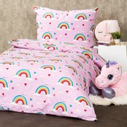 4Home Dziecięca pościel bawełniana Rainbow, 140 x200 cm, 70 x 90 cm, 140 x 200 cm, 70 x 90 cm