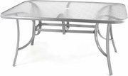 Stół ogrodowy szklany Garth 150 x 89 x 72 cm