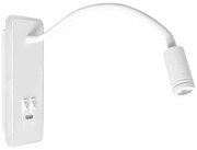 Lampka nocna, biała BASE 8W+2W WHITE