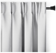 Biała zaciemniająca zasłona termiczna 140x270 cm Pleat – Restilo