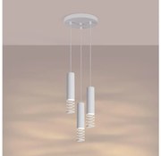 Sollux SL.1689 - Żyrandol na lince LAMI 3xGU10/10W/230V biały