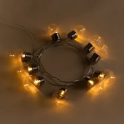 Girlanda Led Z Ładowarką Solarną 2 M Nannas Ciepła Biel - Sklum