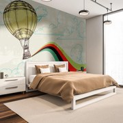 Fototapeta - Namalowany balon (196x136 cm)