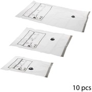 Worki próżniowe na ubrania, 10 sztuk