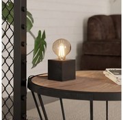 Eglo 43734 - Lampa stołowa PRESTWICK 1xE27/40W/230V antracyt