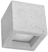 Betonowy kinkiet kostka w stylu loft - S172 P3-P06