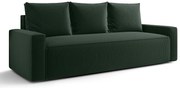 Zielone tapicerowana sofa rozkładana C9-T94