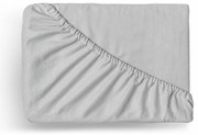 Kvalitex Prześcieradło flanelowe jasnoszary, 90 x 200 cm