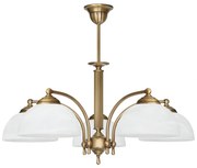 Żyrandol mosiężny do sypialni V-S5