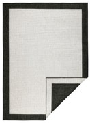 Czarno-kremowy dywan dwustronny NORTHRUGS Panama, 120x170 cm