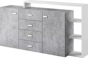 Komoda BOTTEGA 180 cm do Salonu Sypialni Biały