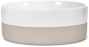 Porcelanowa miska dla psów ø 17,5 cm Coppa Greige S/M – MiaCara