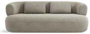 Jasnoszara sofa z materiału bouclé 178 cm Jenny – Micadoni Home