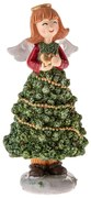 Świąteczny aniołek 12,5 cm, polyresin