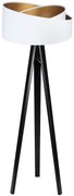 Lampa stojąca GEMSTONE biała/złota/czarna BPS KONCEPT