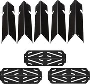 Pręt Osłony Palnika i Rozpraszacz SucceBuy Ciepła do Grilla 8PCs, Odprowadzacz Tłuszczu do Palnika 43,5 cm, do Weber Genesis II 310, 315, 335, 340