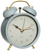 Zegarek budzik ze złotymi wskazówkami