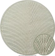 Dywan uniwersalny Nova 3D Liść oliwkowy koło 80 cm x 80 cm