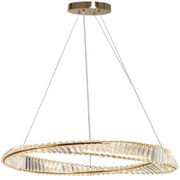 KRYSZTAŁOWA LAMPA SUFITOWA LED APP1202-CP