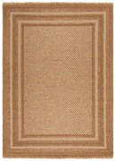 Dywan odpowiedni na zewnątrz w naturalnym kolorze 200x290 cm Layla Border – Flair Rugs