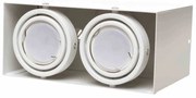 LAMPA SUFITOWA BLOCCO BIAŁA 2x7W GU10 LED