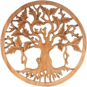 Dekoracja drewniana ręcznie robiona drzewo życia 30 cm