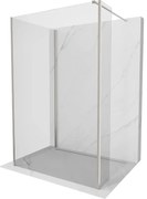 Mexen Kioto ścianka prysznicowa Walk-in 110 x 70 x 30 cm, transparent, nikiel szczotkowany - 800-110-070-221-97-00-030