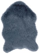 Niebieska sztuczna skóra Tiseco Home Studio Sheepskin, 60x90 cm