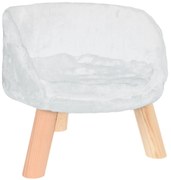 Sofa dla kota Sharleen, biała, 35 x 30 x 35 cm